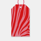 Roze Retro  script Baby shower Cadeaulabel (Achterkant)