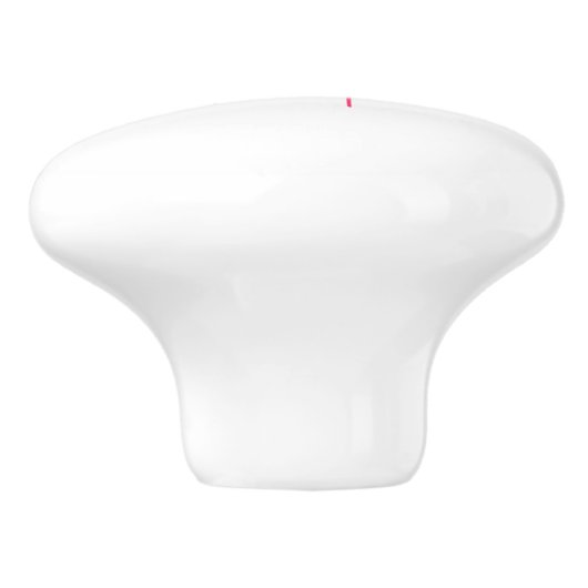 Roze retro sterren keramische knop (Zijkant)