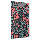 Roze retro stijl bloeiende bloemen in Scandinavisc Klembord (Rechts)