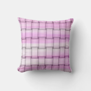 Roze retro stripes grafisch ontwerp kussen