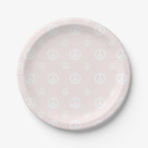 Roze Retro Surf Hippie Vredesteken Verjaardag
