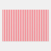 Roze Retrobloemen bloemmotief Inpakpapier Vel (Voorkant 2)