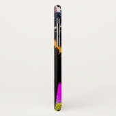 Roze retrokleurige Summertime Beach-palmbomen Case-Mate iPhone Case (Achterkant/links)