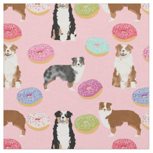 Roze reuen en donuts roze stof
