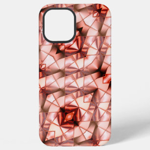 Roze reusachtige 'parelbloemen', virtueel tekenen iPhone 12 pro max hoesje