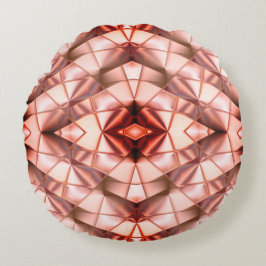 Roze reusachtige 'parelmoerbloemen', digitale teke rond kussen