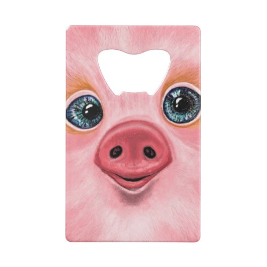 Roze reuzenflesopening creditkaart flessenopener (Achterkant)