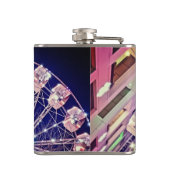 Roze reuzenrad heupfles (Achterkant)