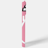 Roze Reverse Uno iPhone Case (Achterkant / Rechts)