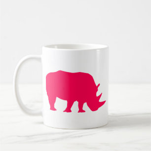 Roze Rhino Koffiemok