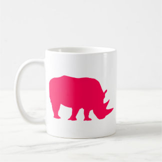 Roze Rhino Koffiemok