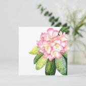 'Roze Rhod'-Waterverf Kaart (Staand voorkant)