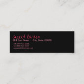 Roze Rhododendron (3) Mini Visitekaartje (Voorkant)