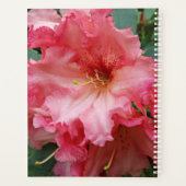Roze Rhododendron Bloei Bloemstuk Planner (Achterkant)
