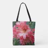 Roze Rhododendron Bloei Bloemstuk Tote Bag (Achterkant)