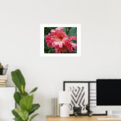 Roze Rhododendron Bloem Bloemfotografie Poster (Thuiskantoor)