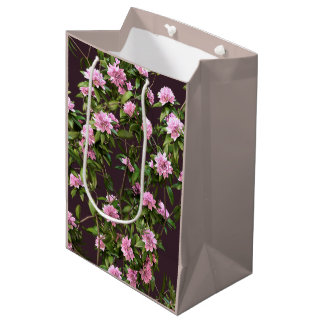 Roze Rhododendron Bloemen Plum Noir Kunst Medium Cadeauzakje