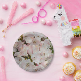 Roze Rhododendron Blooms Floral Papieren Bordje