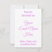 Roze Rhododendron Flower Kaart (Achterkant)