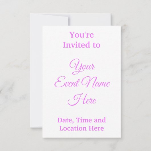 Roze Rhododendron Flower Kaart (Achterkant)