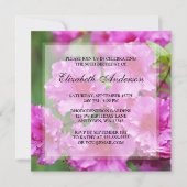 Roze Rhododendron Flowers 90th Birthday Party Kaart (Voorkant)