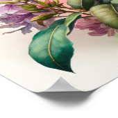 Roze Rhododendron Flowers Art Print Poster (Hoek)