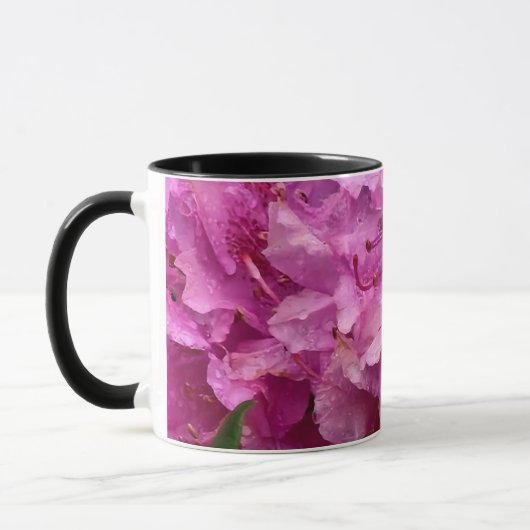 Roze Rhododendron Flowers Mok (Links)