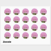 Roze Rhododendron Flowers Ronde Sticker (Vel)