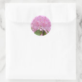 Roze Rhododendron Flowers Ronde Sticker (Tas)