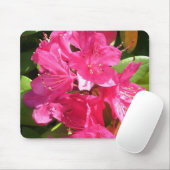 roze rhododendron muismat (Met muis)