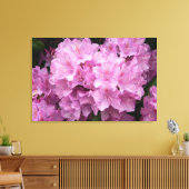 Roze Rhododendrons Gewikkelde canvasafdruk Canvas Afdruk (Insitu (Woonkamer))