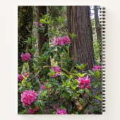 Roze Rhododendrons in een bos Notitieboek (Achterkant)