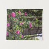 Roze Rhododendrons in een bos Wandkleed (Voorkant (horizontaal))