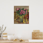 Roze Rhododendrons van Ancher Poster (Keuken)