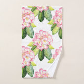 Roze Rhods Patroon Bad Handdoek (Handdoek)