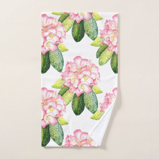 Roze Rhods Patroon Bad Handdoek (Handdoek)