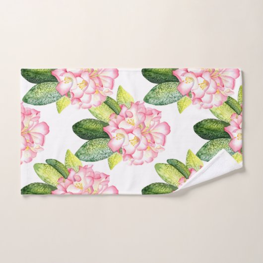 Roze Rhods Patroon Bad Handdoek (Handdoek)