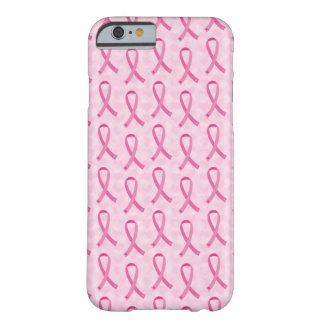 Roze Ribbon Breast Cancer Awareness iPhone 6 hoesj Barely There iPhone 6 Hoesje