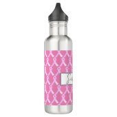 Roze ribbon Breast Cancer Overleving Waterfles (Links)