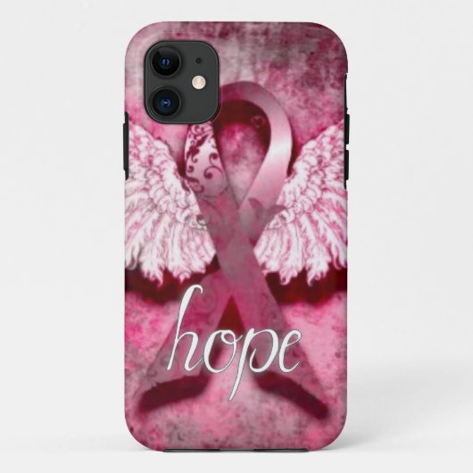 Roze Ribbon Hope op Vetro Design Case-Mate iPhone Case (Achterkant)