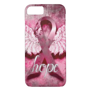 Roze Ribbon Hope op Vetro Design iPhone 8/7 Hoesje