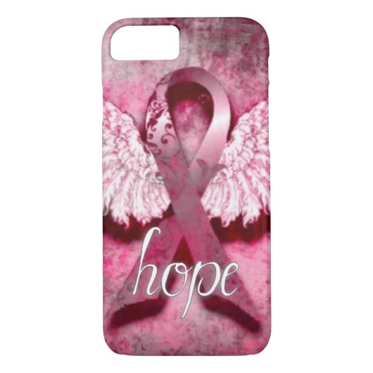 Roze Ribbon Hope op Vetro Design Case-Mate iPhone Case (Achterkant)