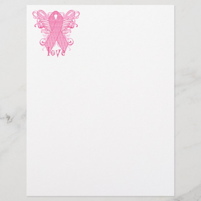 Roze Ribbon Love (Voorkant)