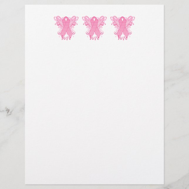 Roze Ribbon Love (Voorkant)