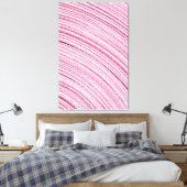 Roze ribbon macrogalerie afdrukken (Insitu (Slaapkamer))