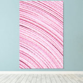 Roze ribbon macrogalerie afdrukken (Insitu (Houten vloer))