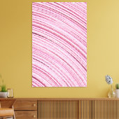 Roze ribbon macrogalerie afdrukken (Insitu (Woonkamer))