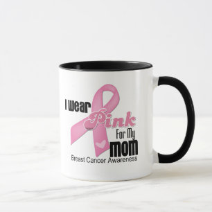Roze Ribbon Mam Breast Cancer Mok