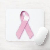 Roze Ribbon Mousepad Muismat (Met muis)