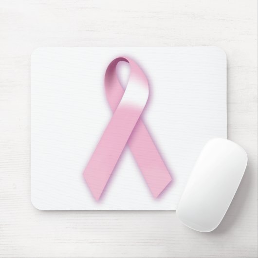 Roze Ribbon Mousepad Muismat (Met muis)
